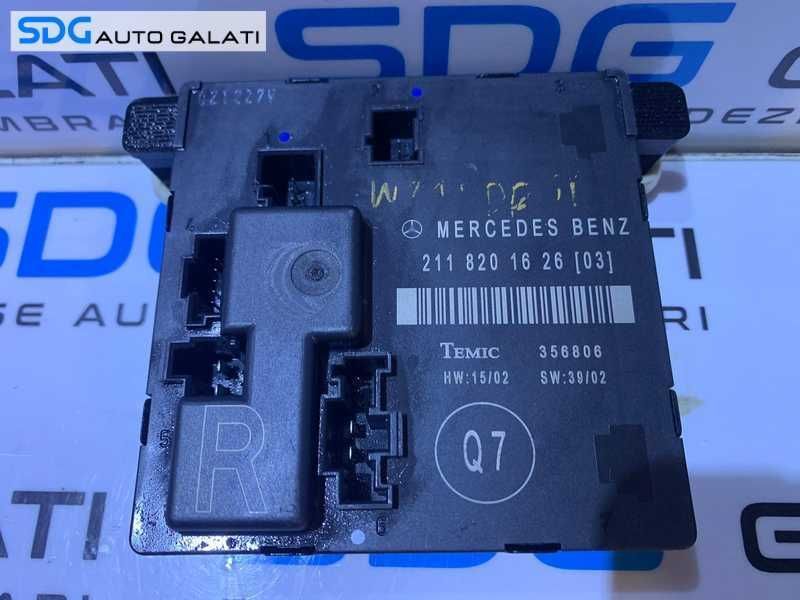 Unitate Modul Calculator Control Confort Usa Portiera Dreapta Spate Mercedes Clasa E Class W212 2002 - 2009 Cod 2118201626 A2118201626 [L4041]