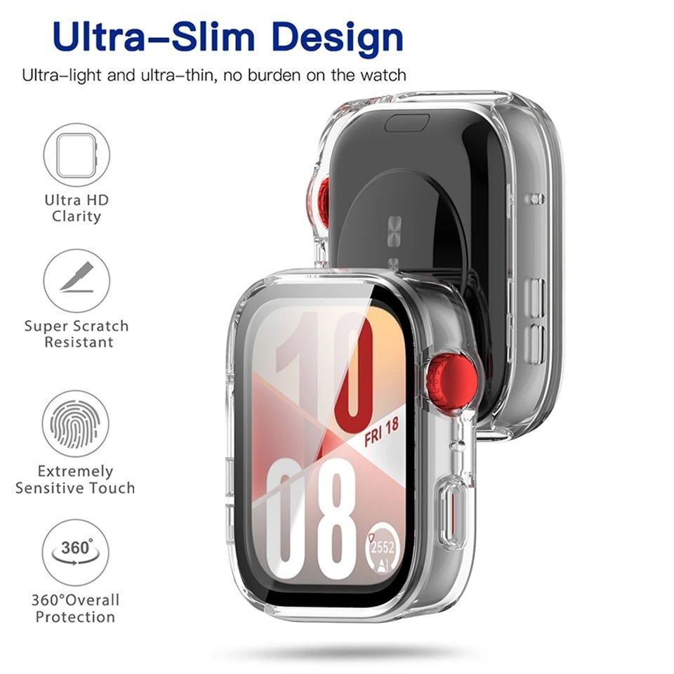 Huawei Watch Fit 4 / 4 Pro / Твърд удароустойчив кейс с протектор