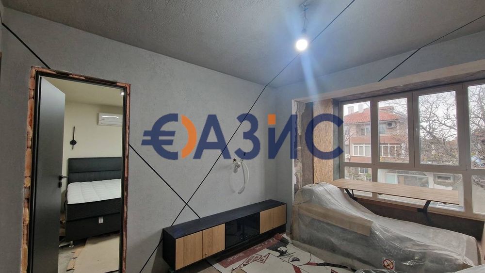 Апартамент с 1 спалня без такса поддръжка в центъра на Равда, 54 кв. м