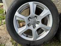 Jante Audi 225/55/16 cauciucuri bune
