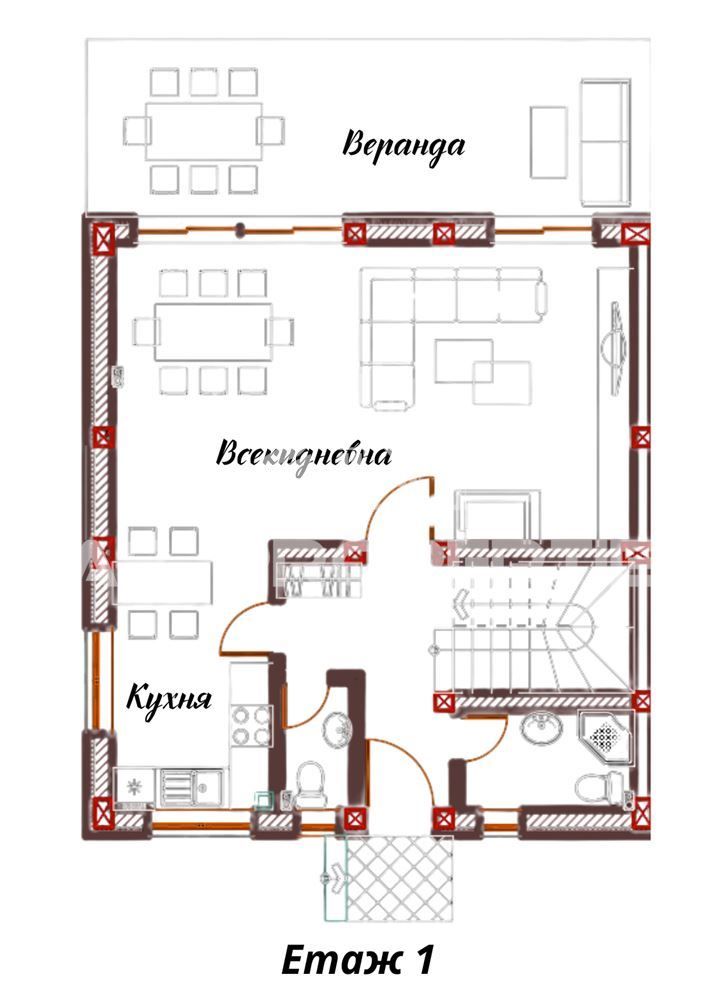Продава се Къща в Костинброд - 180 кв.м за 1889 €/кв.м - Снимка #2