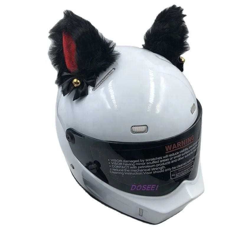 Urechi pisica pentru casca moto dama ( crazy ears )