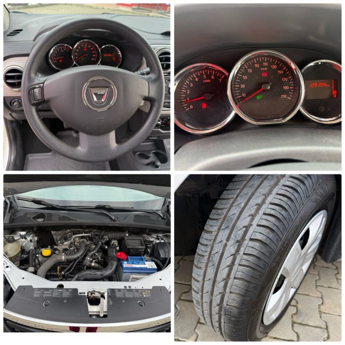 DACIA LODGY 7 LOCURI f dotat clima senzori 8 roti km reali impecabila