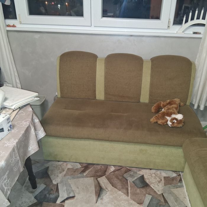 Ъглов диван разтегателен