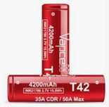 Acumulatori baterii 21700 pentru vaping