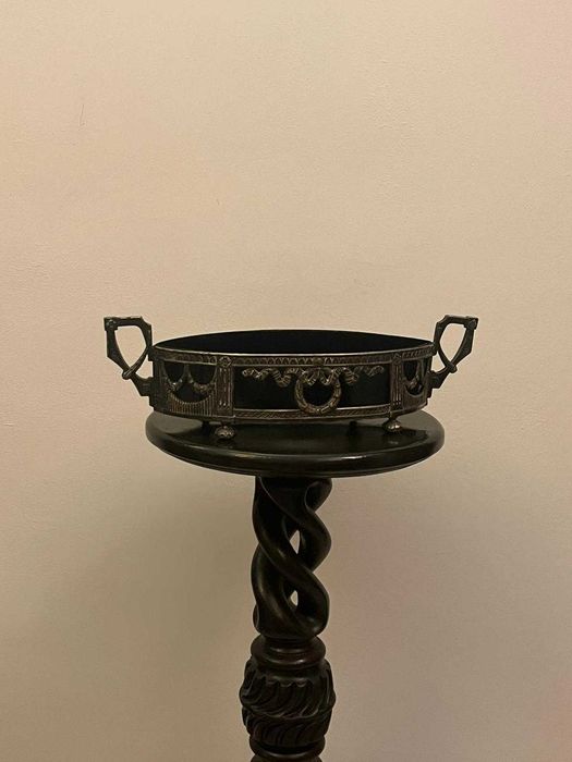 Bibelou fructiera centru de masa metalic bibelouri veche