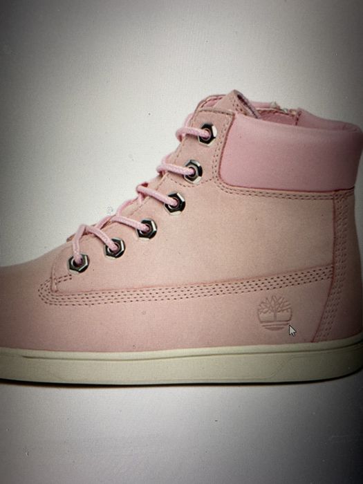 Ghete Noi Timberland, marimea 40, piele, roz deschis