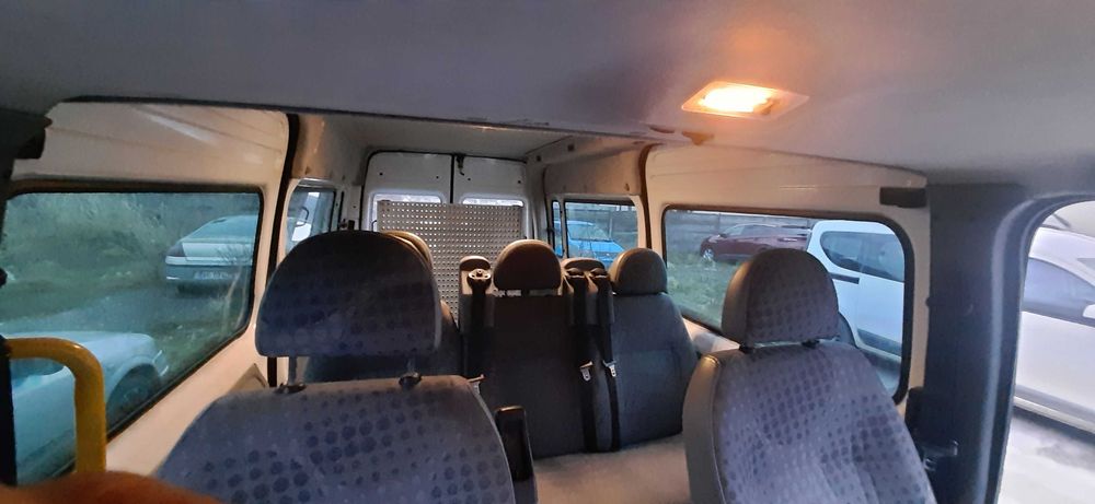 Ford Transit 2.2  8+1, 7+2 lung inalt cu rampa, carlig, impozit mic