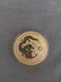 Сребърна монета Лунар Дракон
