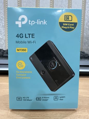 Карманный Wi-Fi Роутер Модем 4G LTE TP-Link M7350 Sim-карта
