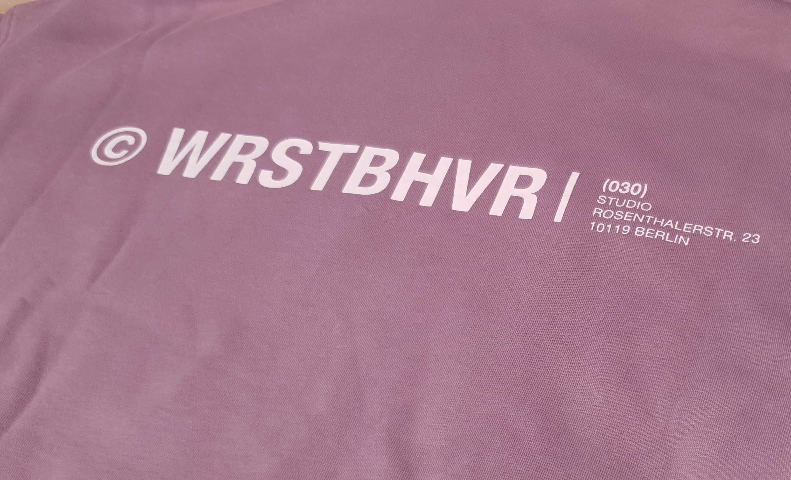 WRSTBHVR лилав суичър