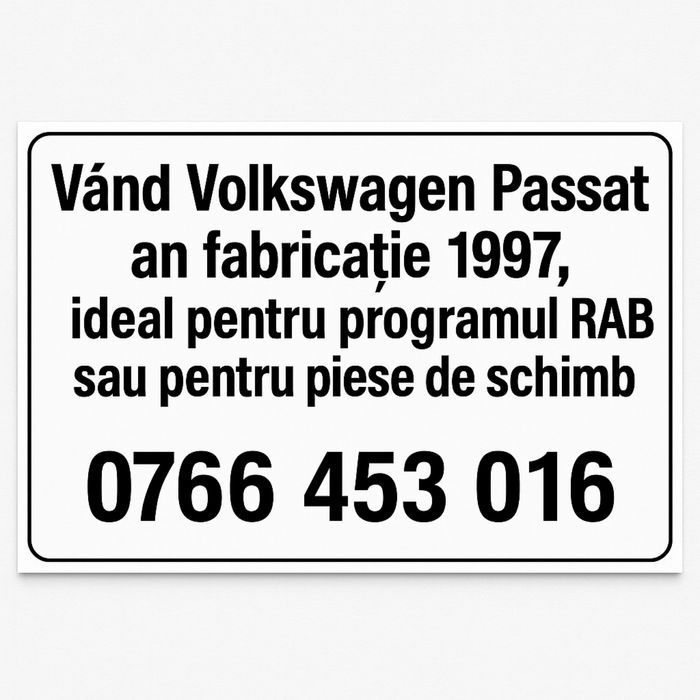 Vând Volkswagen Passat