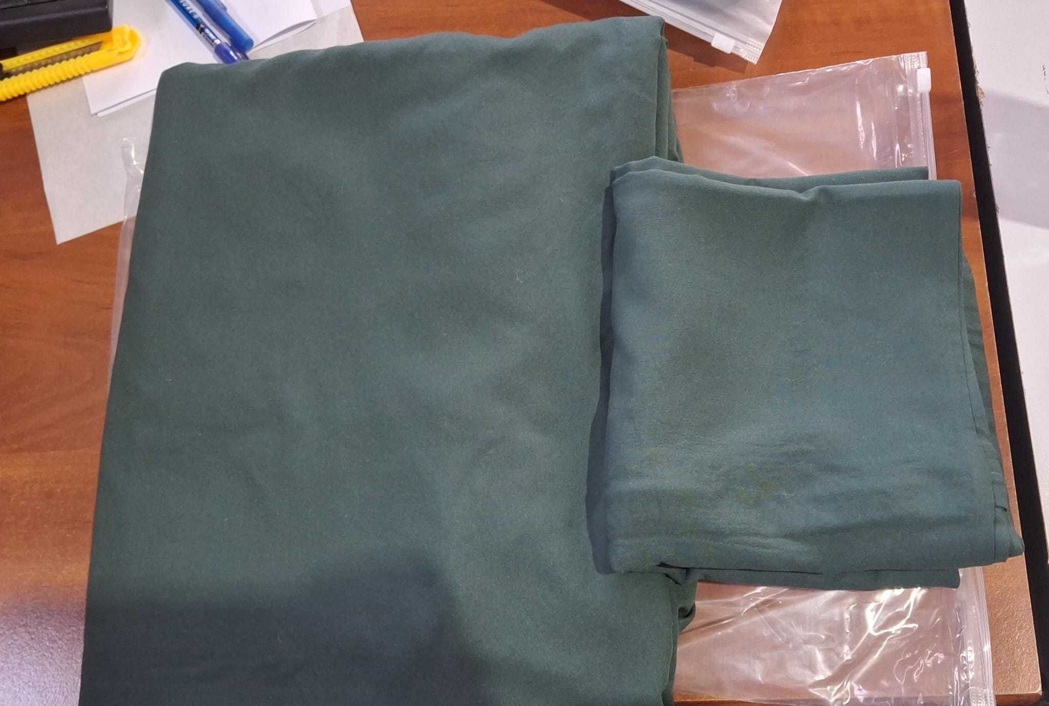 Set lenjerie Nayoroom, husa pilota 230x290 cm, 2 fete perna, verde