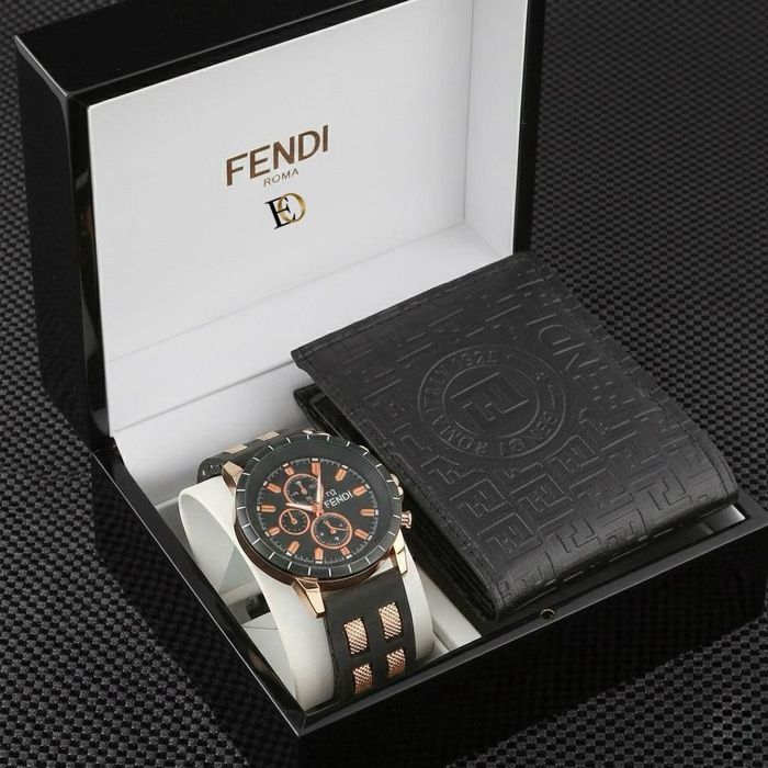 Set barbati ceas + portofel de piele