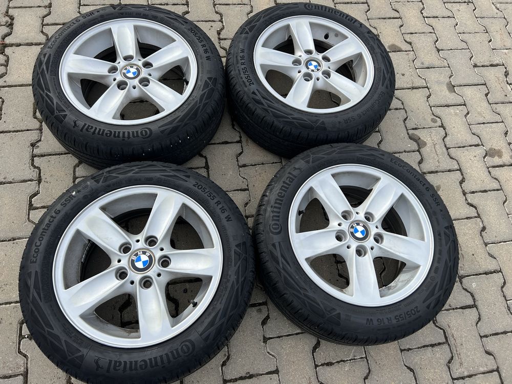 Set Jante Vara BMW Seria 1 E82 E87 120d 205 55 16 Conti noi Runflat