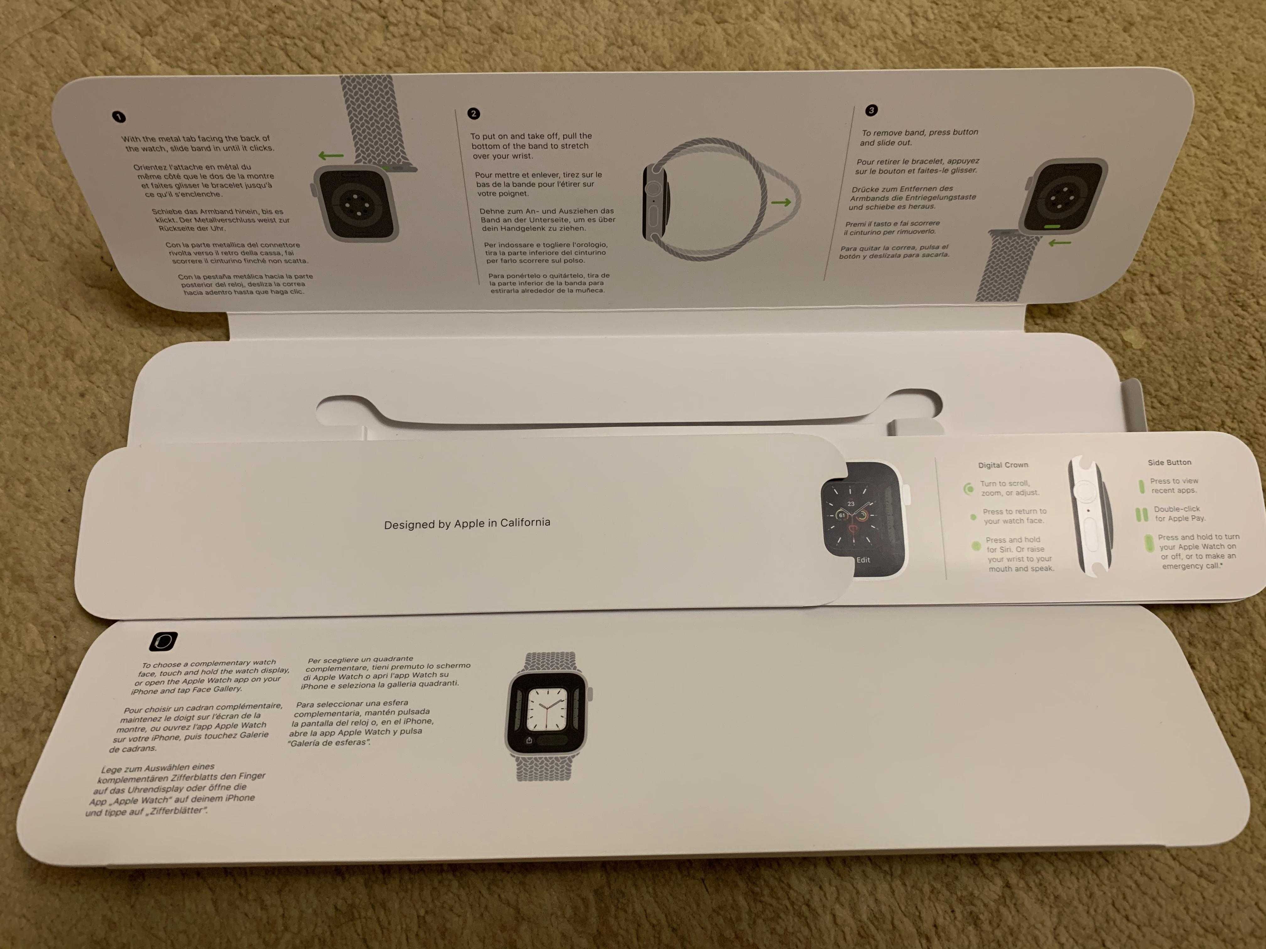 Продам оригинальный ремешок для часов Apple Watch (7-й размер)