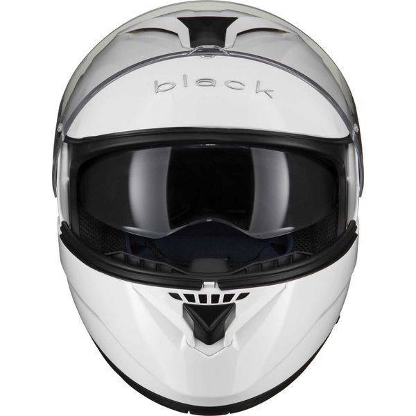 Casca moto flipup Black Optimus II – alb lucios - casca moto modulara