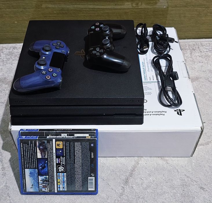 Ps4 Pro HDR4K 3ревизия 2джостик+2 топ диск!