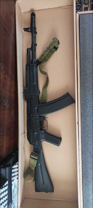Airsoft / Еърсофт Чисто нов, Стомана, АК-74MN [CYMA] CM.040C