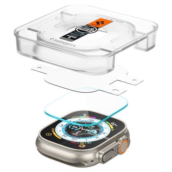 Spigen протектор за Apple Watch Ultra 49mm, прозрачен, 2 броя