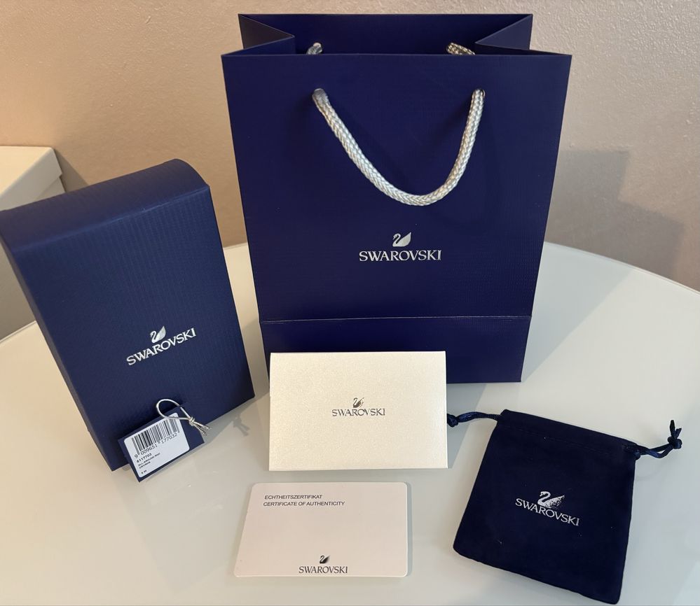 Lanț/colier angelic swarovski argintiu