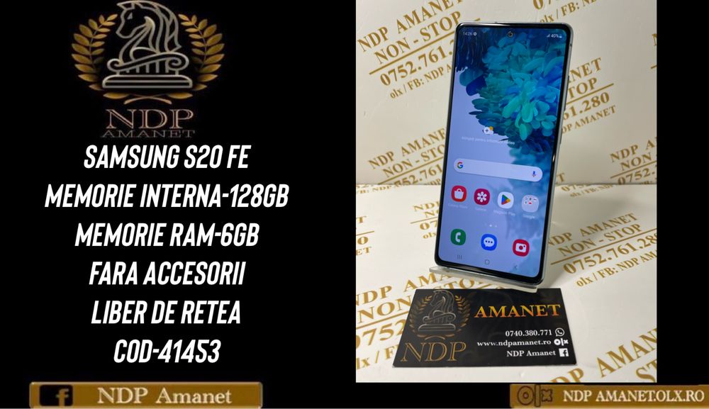 NDP Amanet Braila Samsung S20FE 128gb (41453)