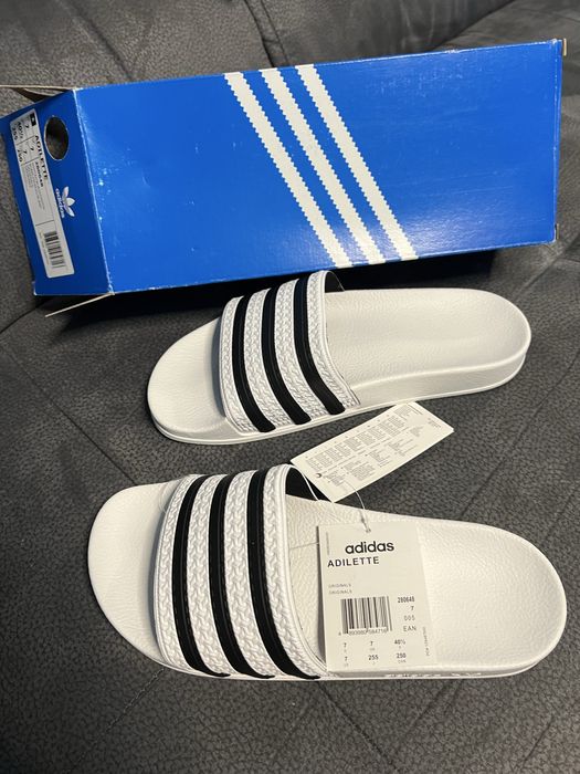 Adidas adilette white