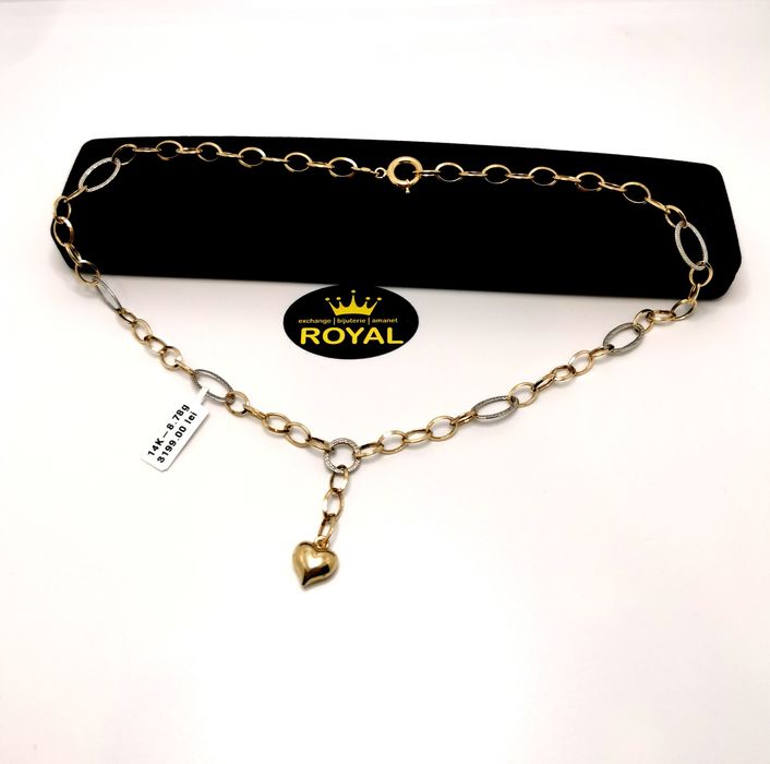 Bijuteria Royal lant din aur 14k 8.78 gr