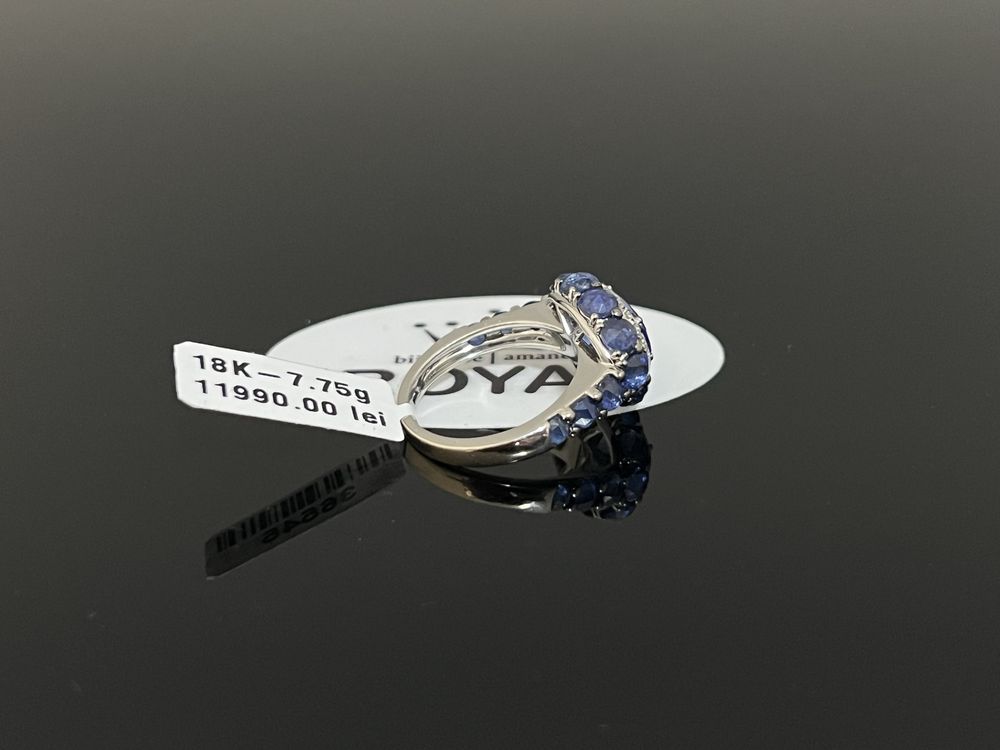 Bijuteria Royal CB : Inel dama aur 18k 7,75gr 22 diamante naturale