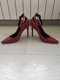 pantofi-dama Primadonna Collection,marimea 40,piele naturala,rosii