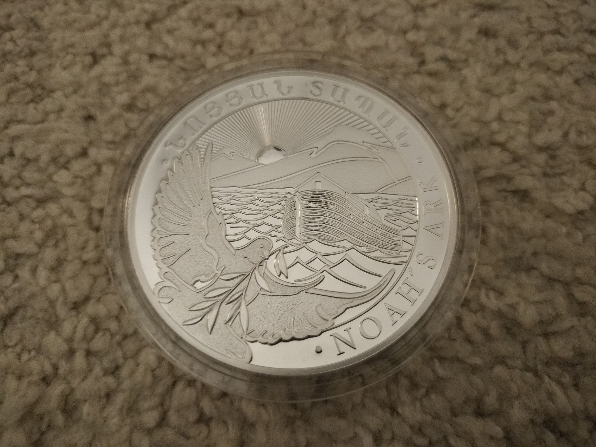 Moneda din argint 999 de 5 oz Arca lui NOE 2021