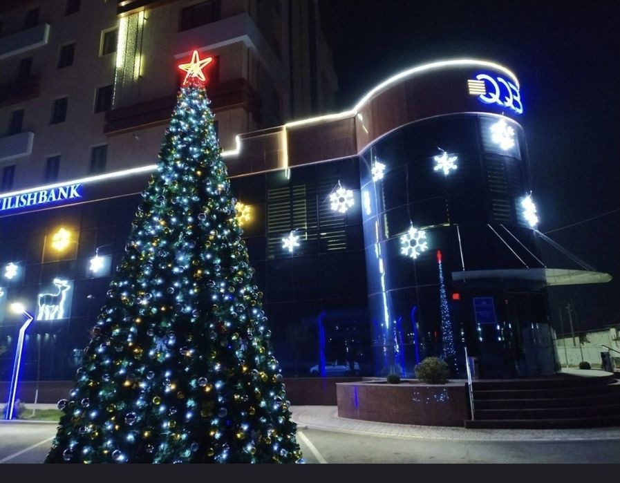 Арча урнатиш 5-30 метргача/Безатиш/Освешения/Декорация/Офармления