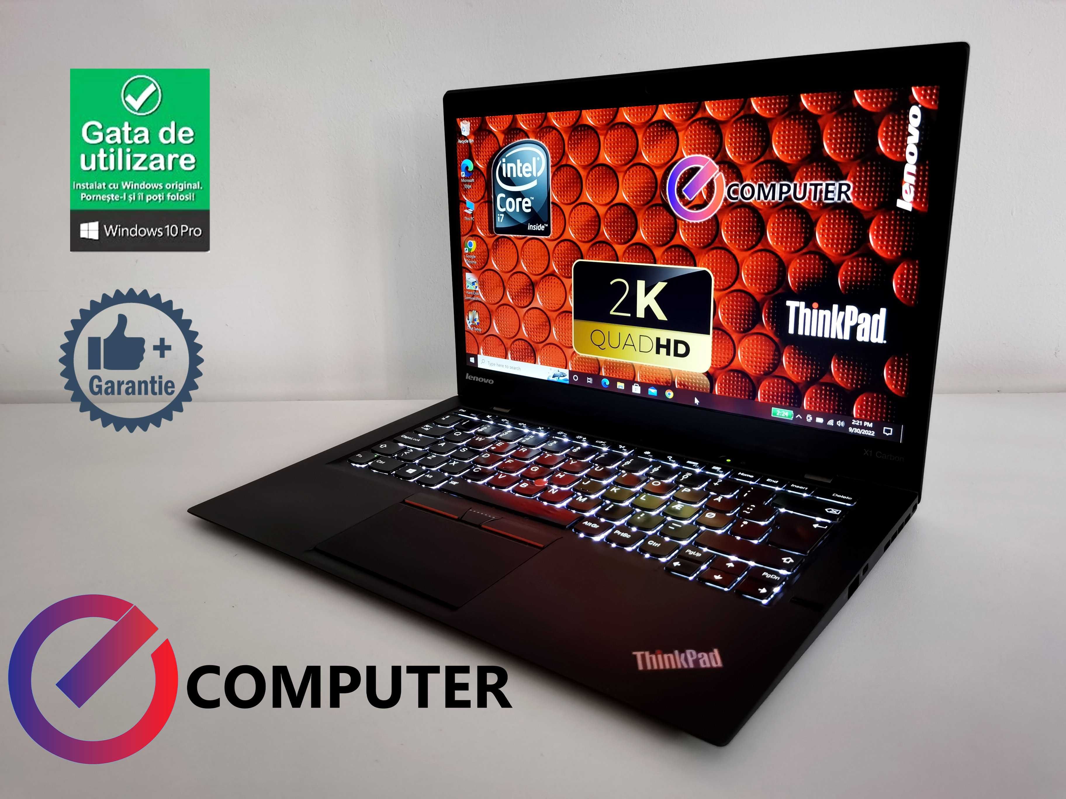 Laptop Lenovo X1 CARBON i7 SSD ultraslim FULLHD IPS. Garantie !