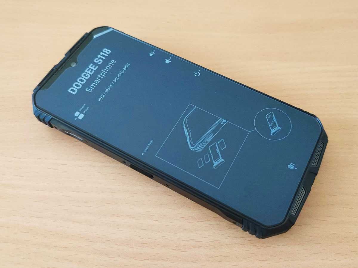 Нов Doogee S118, 512гб, удароустойчив, 10800mah, нощна камера