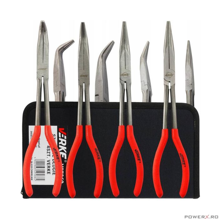 Set 4 clesti, varf lung, indoit, drept, Verke