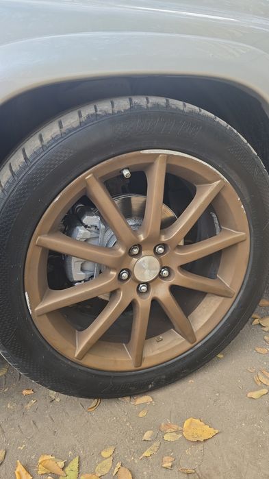 Диски с летней резиной на субару