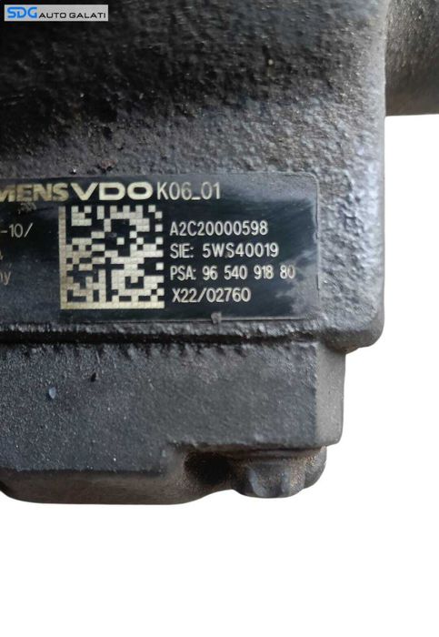 Pompa Injectie Inalta Presiune Ford Focus 2 2.0 TDCI 2004 - 2012 Cod 9654091880 A2C20000598 [M9007]