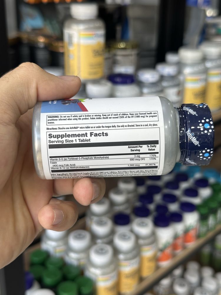 Kal B-6 B-12 Folic Acid 60 таблеток