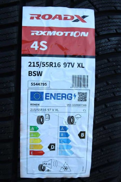 Anvelope noi 215/55 R16 97V, XL, RoadX, All Season, DOT 2025