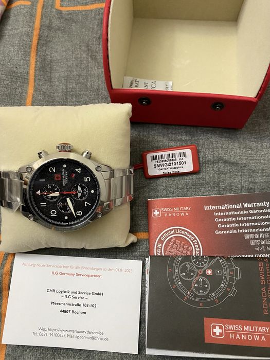 Часы swiss military hanowa