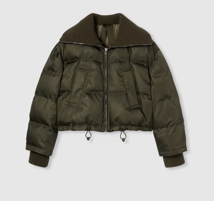 Gucci Fine gabardine nylon puffer jacket яке
