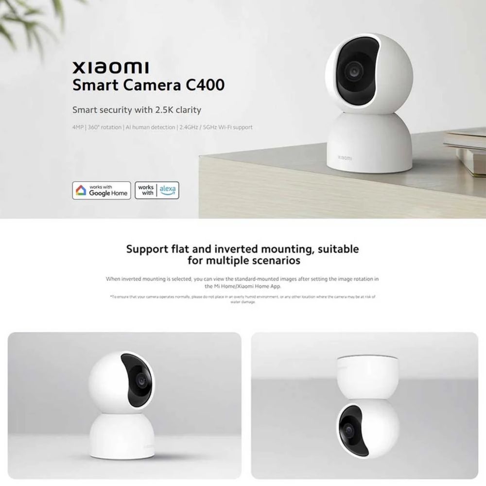 СКИДКА!!! Xiaomi Smart C400 видеонаблюдение. Глобальная версия!