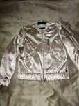 Geaca bomber H&M gold rose marimea 38