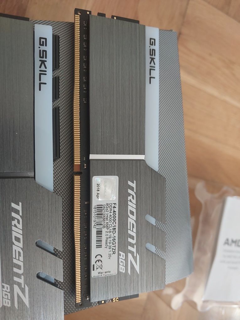 16GB DDR4 4000Mhz CL18 G.Skill Trident Z RGB RAM памет