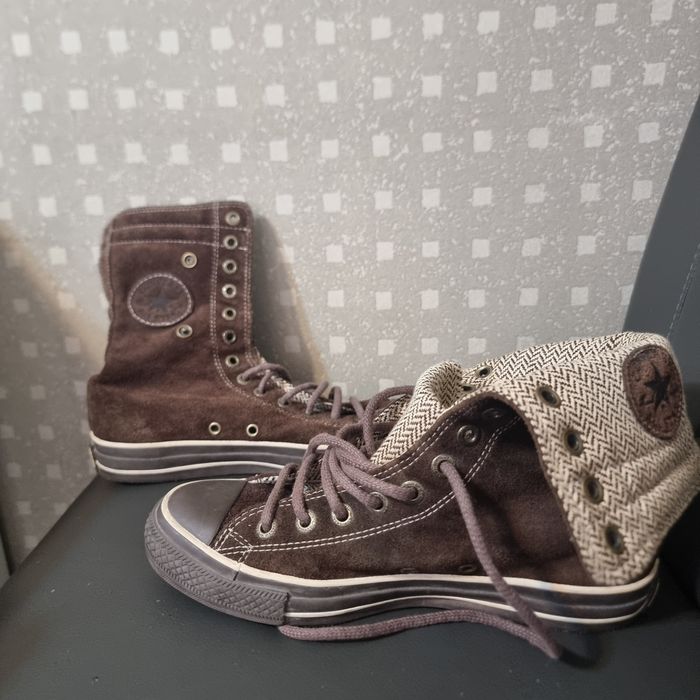 Tenesi Converse All Star piele intoarsa