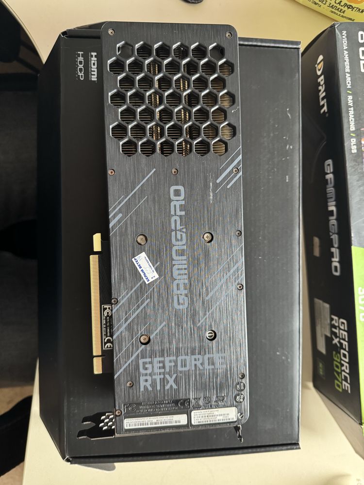 Продам видеокарту Palit RTX 3070