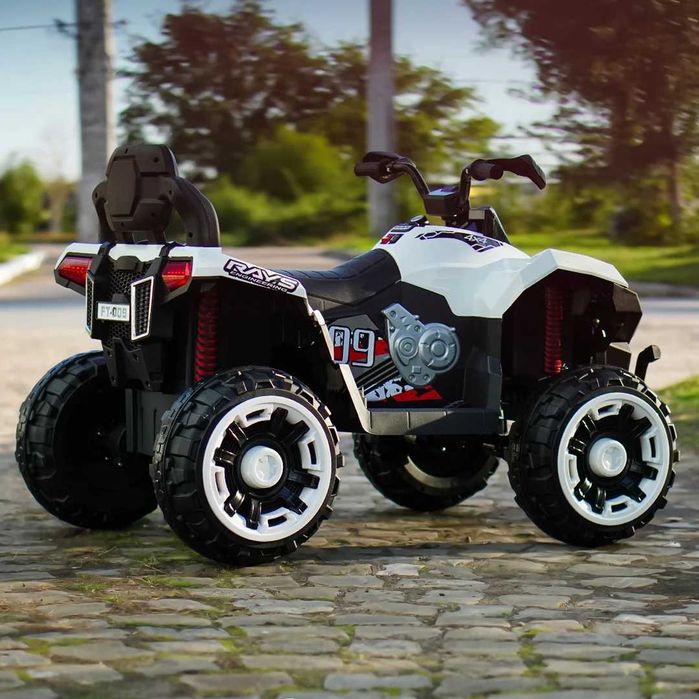ATV electric pentru 2 copii 3-9 ani SuperOffroad V2 4x4 140W 12V 7Ah