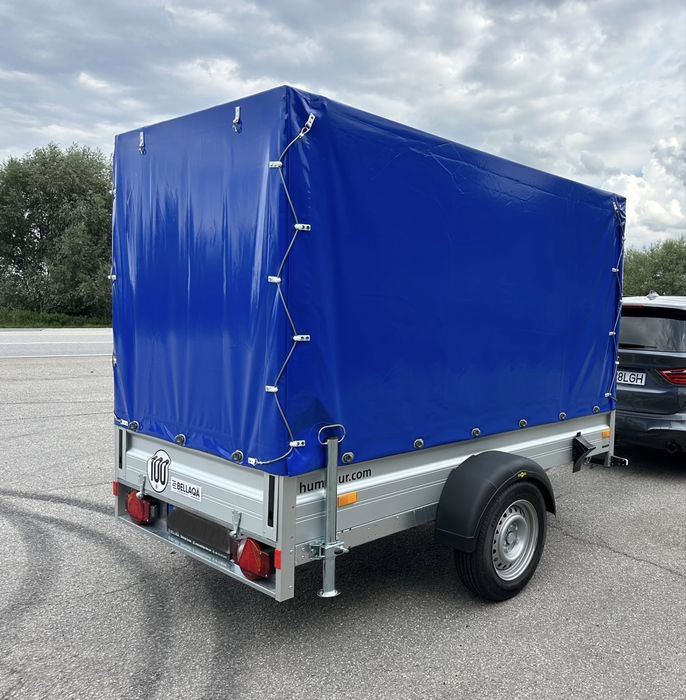 Remorca Humbauer 1300kg cu sistem de franare