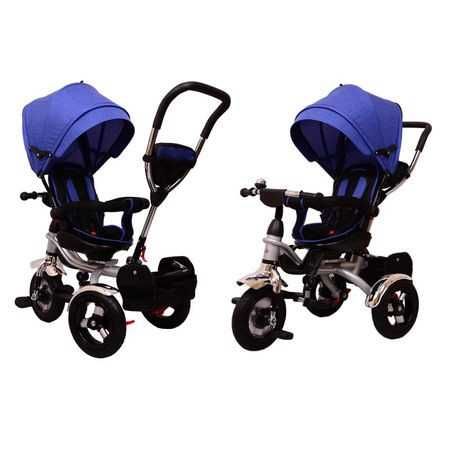 Tricicleta pentru copii Lux Trike cu scaun rotativ roti gonflabile