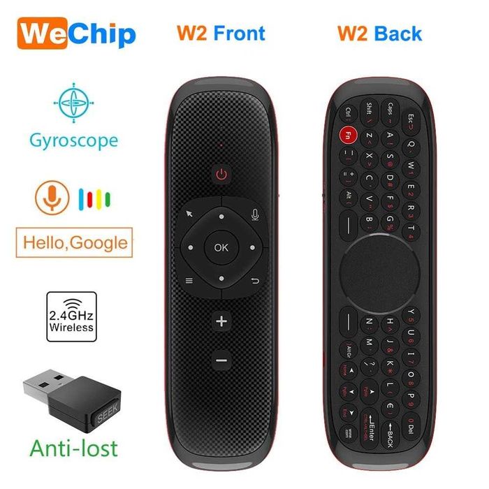 Telecomanda mini tastatura AIR Mouse Voice Control Remote cu Touch Pad